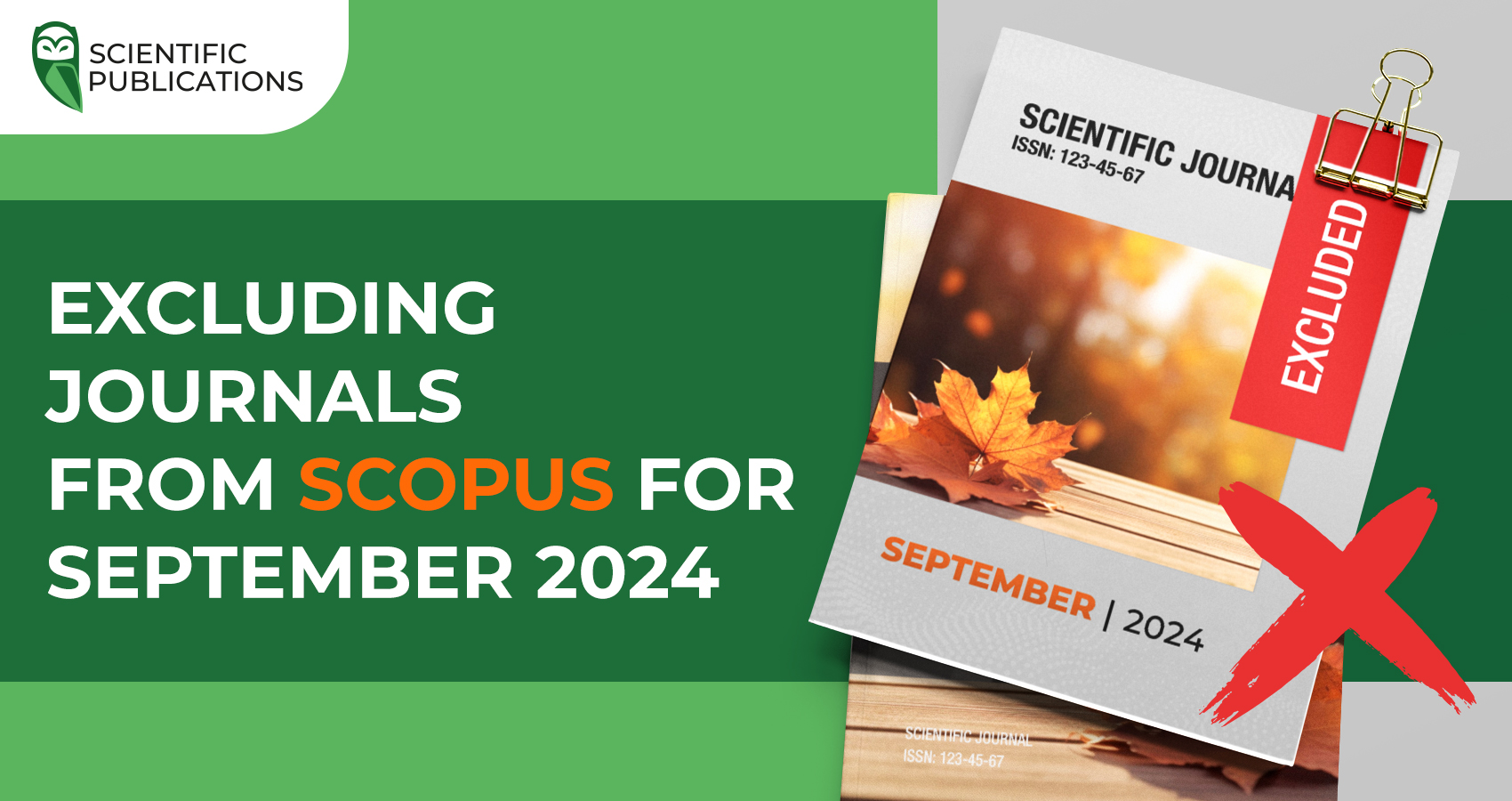 Exclusion of journals from Scopus for September 2024