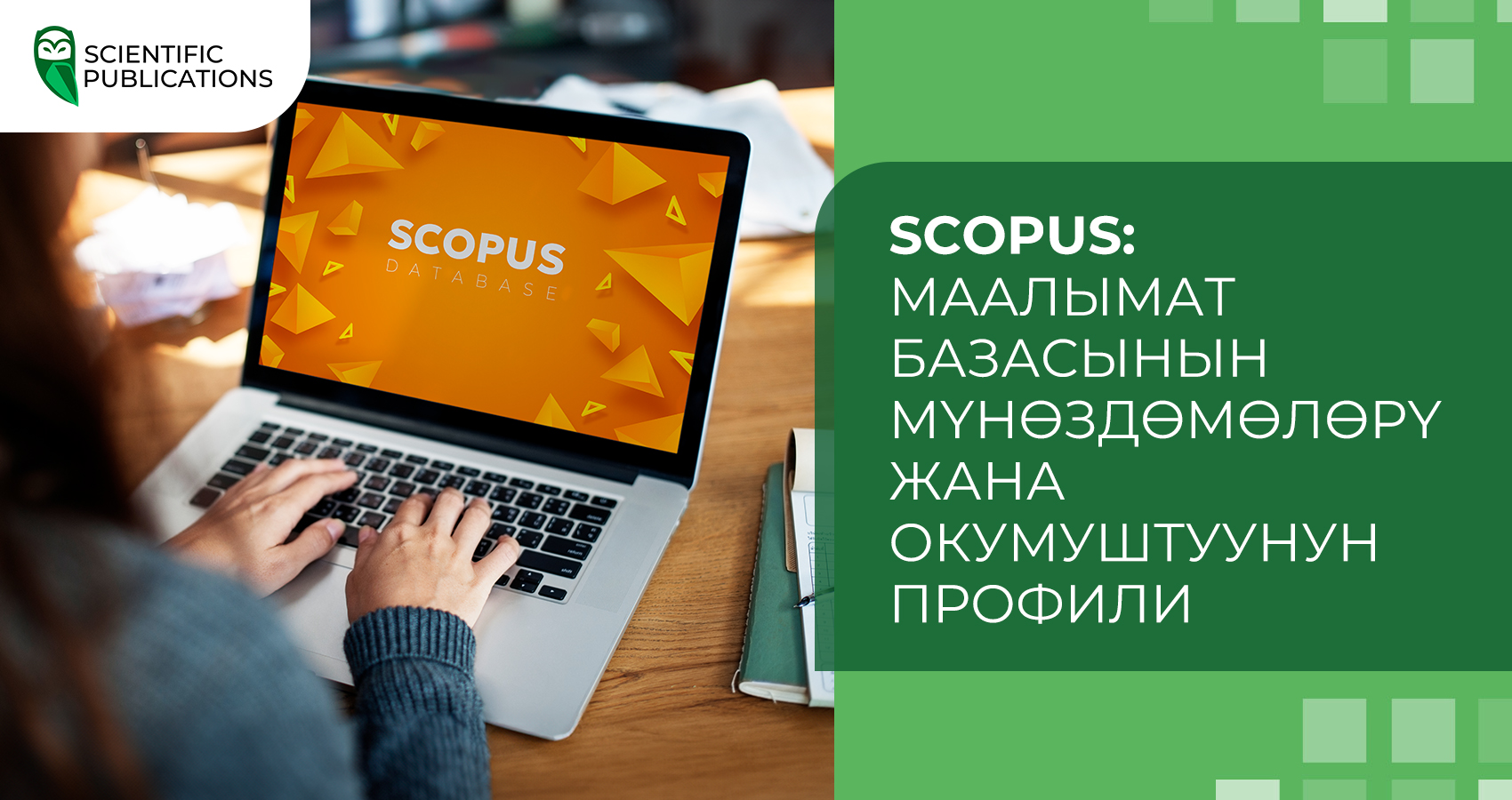 Scopus: Маалымат базасынын мүнөздөмөлөрү жана окумуштуунун профили