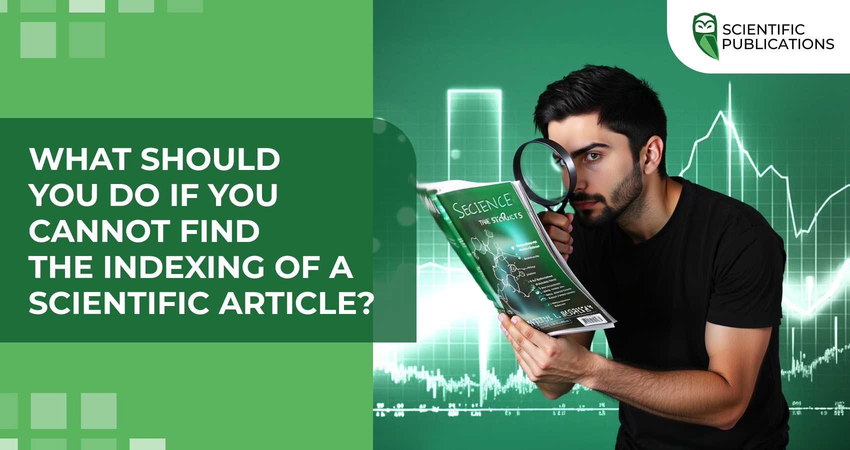 What should you do if you cannot find the indexing of a scientific article?