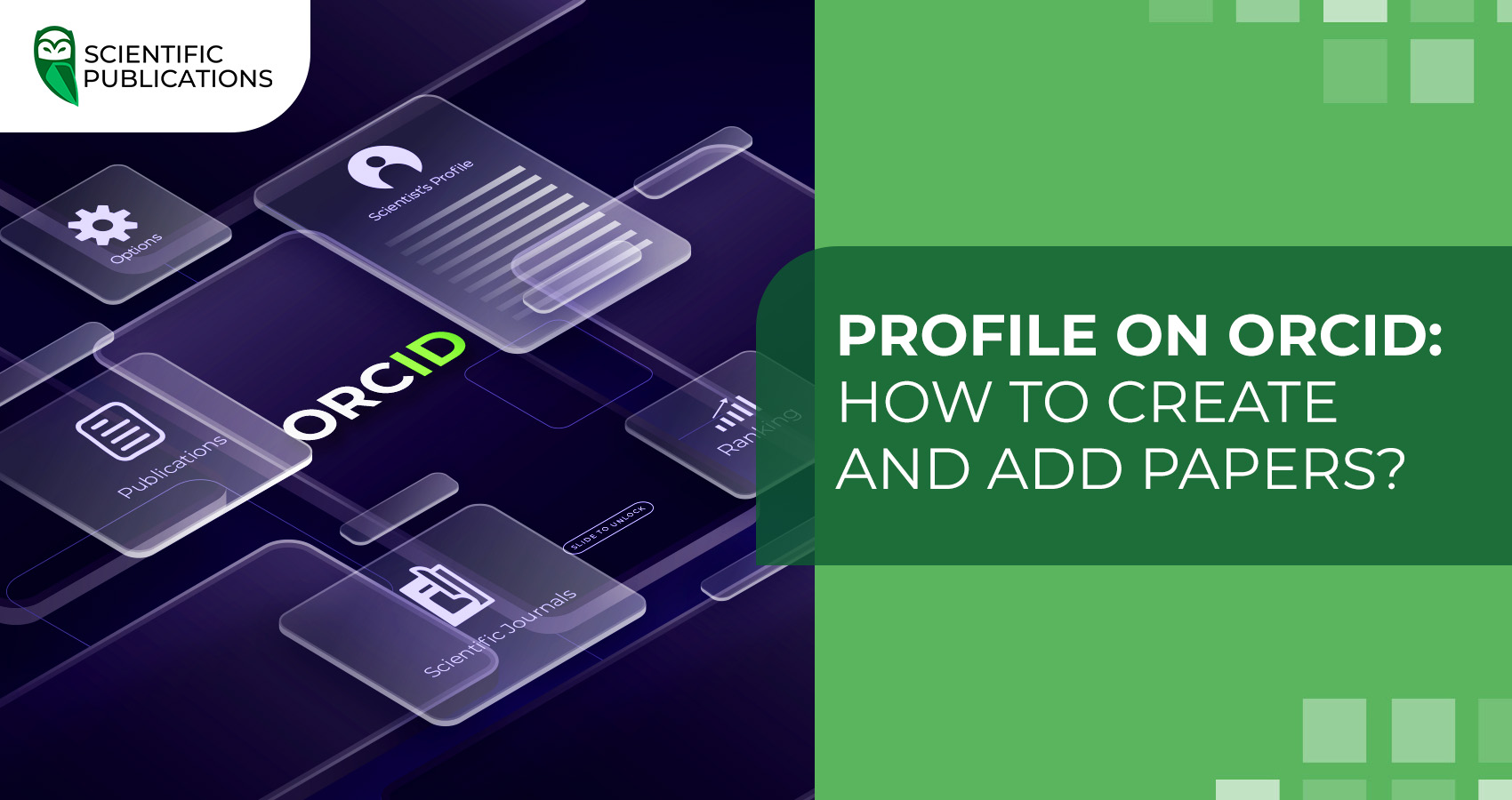 Profile on ORCID: How to create and add papers?