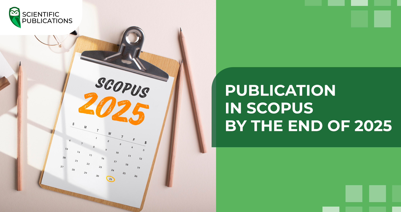 Publication in Scopus by the end of 2025