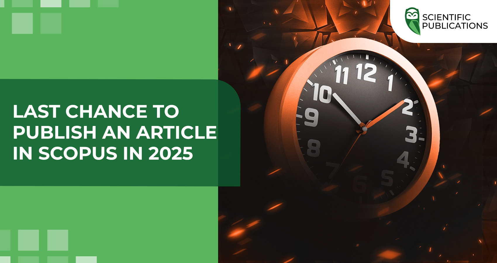 Last chance to publish an article in Scopus in 2025