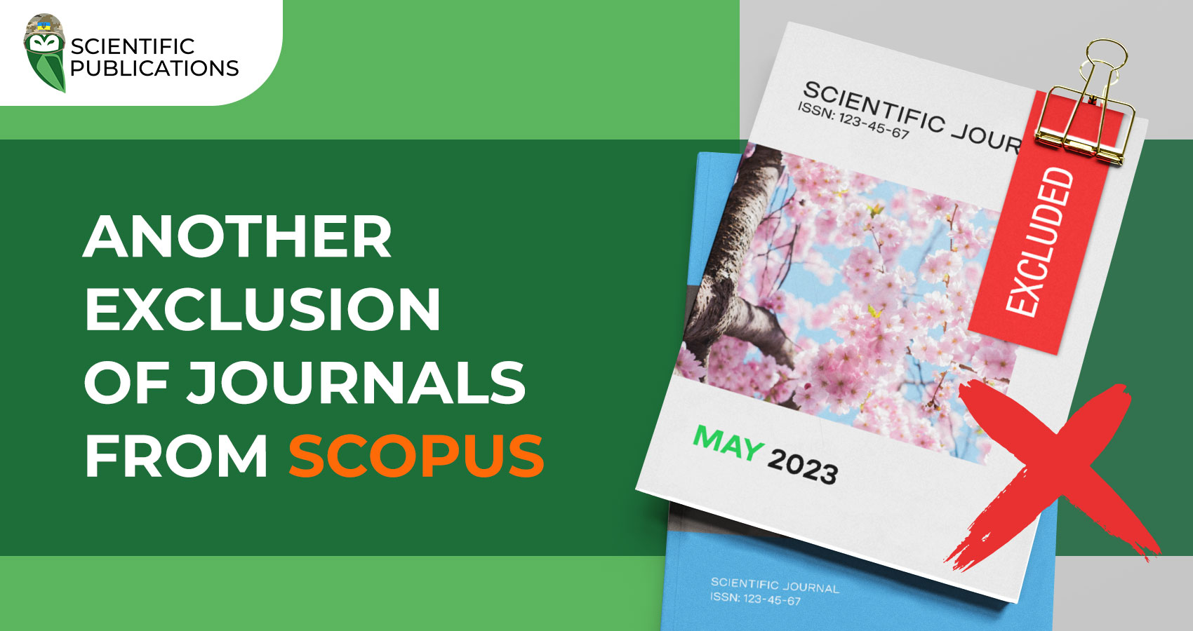 Another exclusion of journals from Scopus (May 2023)
