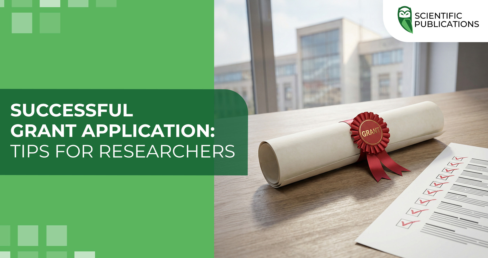 Successful grant application: tips for researchers