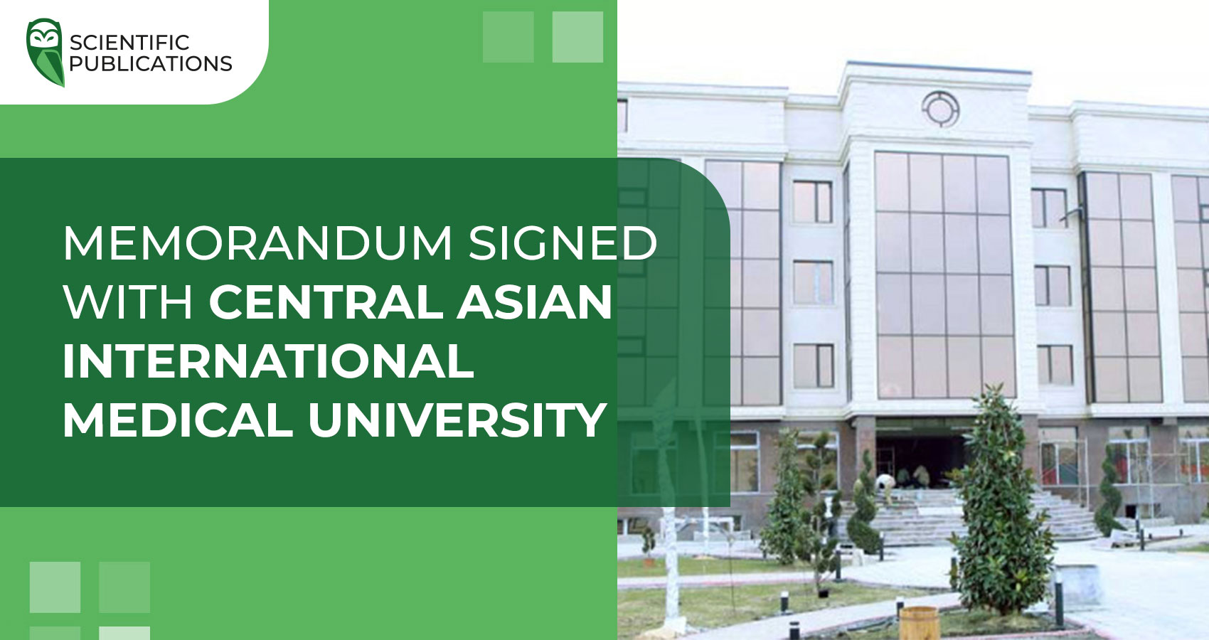Memorandum signed with Central Asian International Medical University