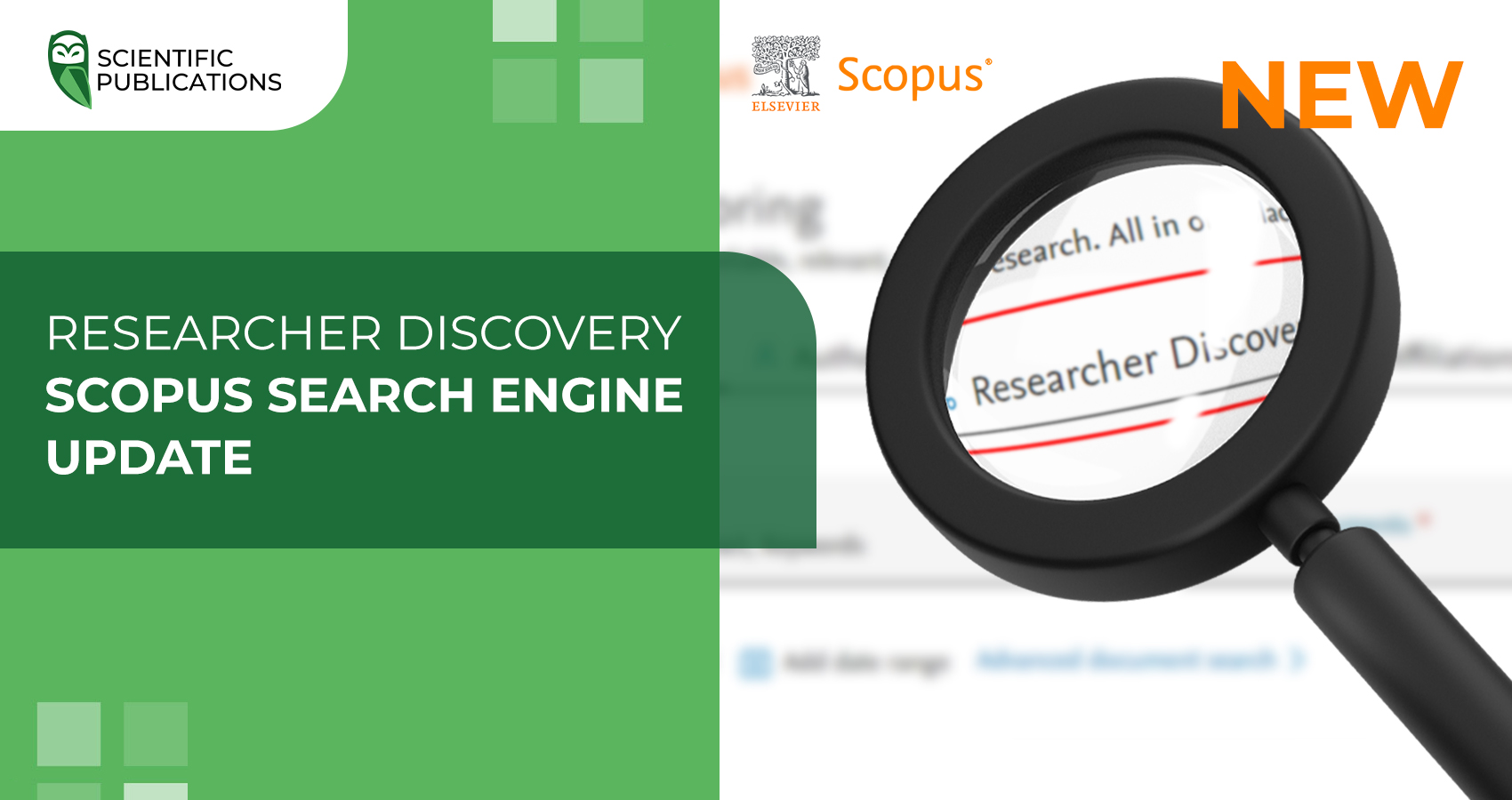Researcher Discovery. Scopus Search System update 