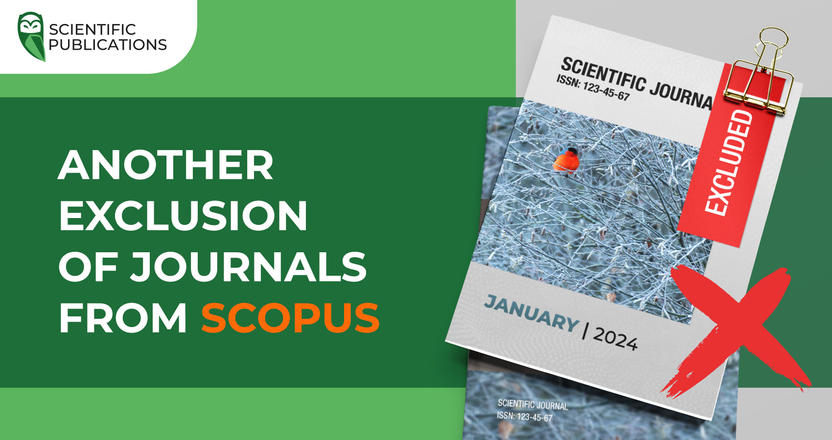 Exclusion of Scopus journals in January 2024