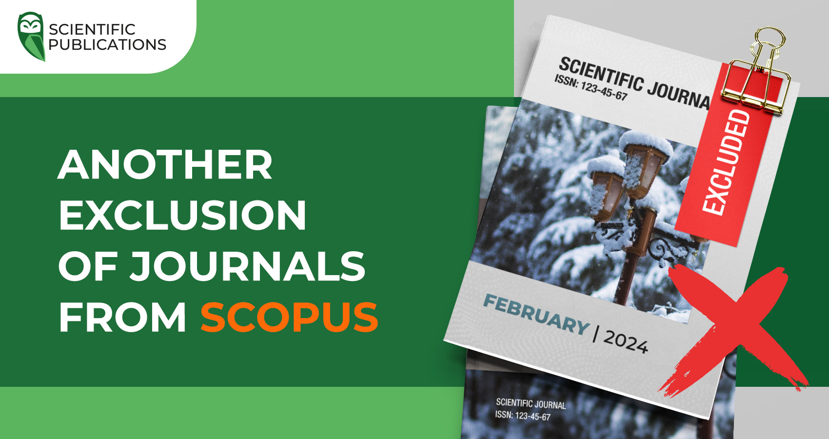 Exclusion of Scopus journals for February 2024