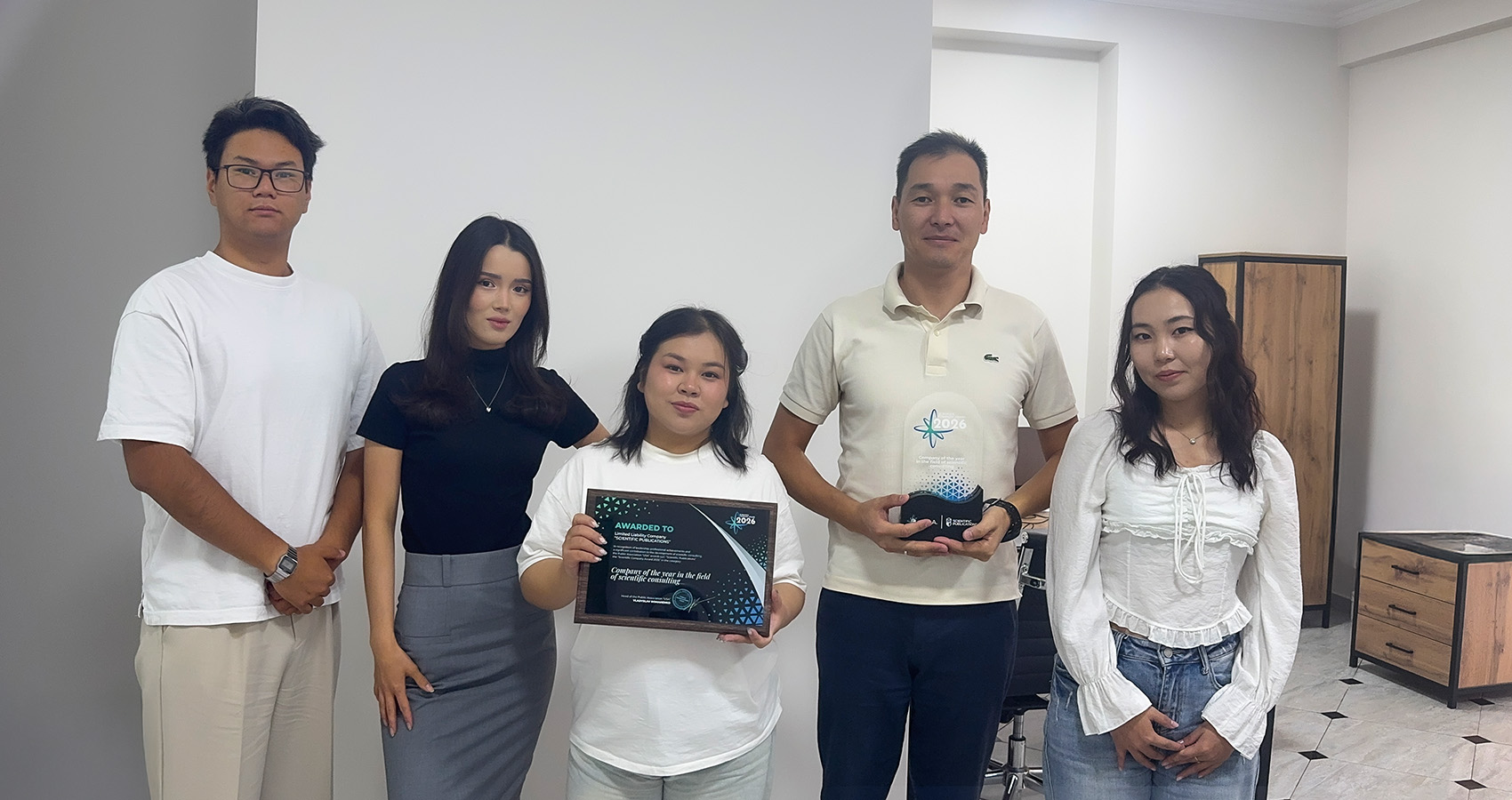 Scientific Publications awarded the title of "Company of the year 2026" in the field of scientific consultancy in Kyrgyzstan