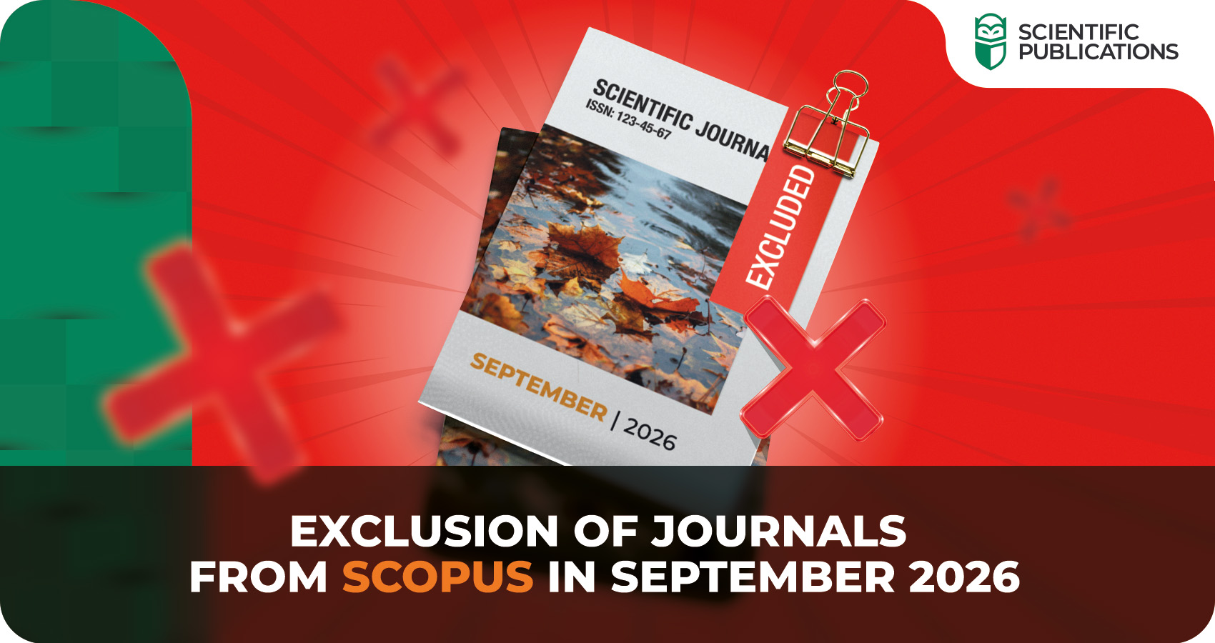 Exclusion of journals from Scopus in September 2026