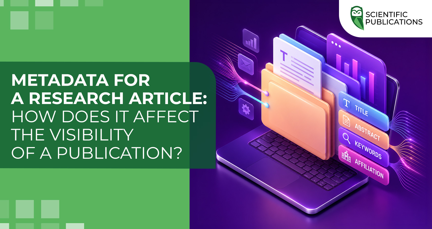 Metadata for a research article: how does it affect the visibility of a publication?