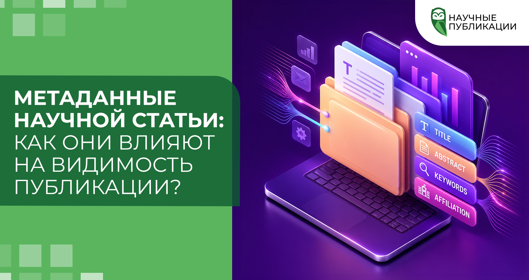 Метаданные научной статьи: как они влияют на видимость публикации?